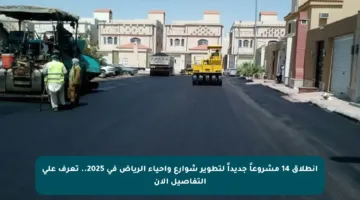 انطلاق 14 مشروعاً جديداً لتطوير شوارع وأحياء الرياض في 2025.. تعرف على التفاصيل الآن